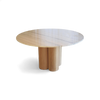 Axis Marble & Wooden Round Table