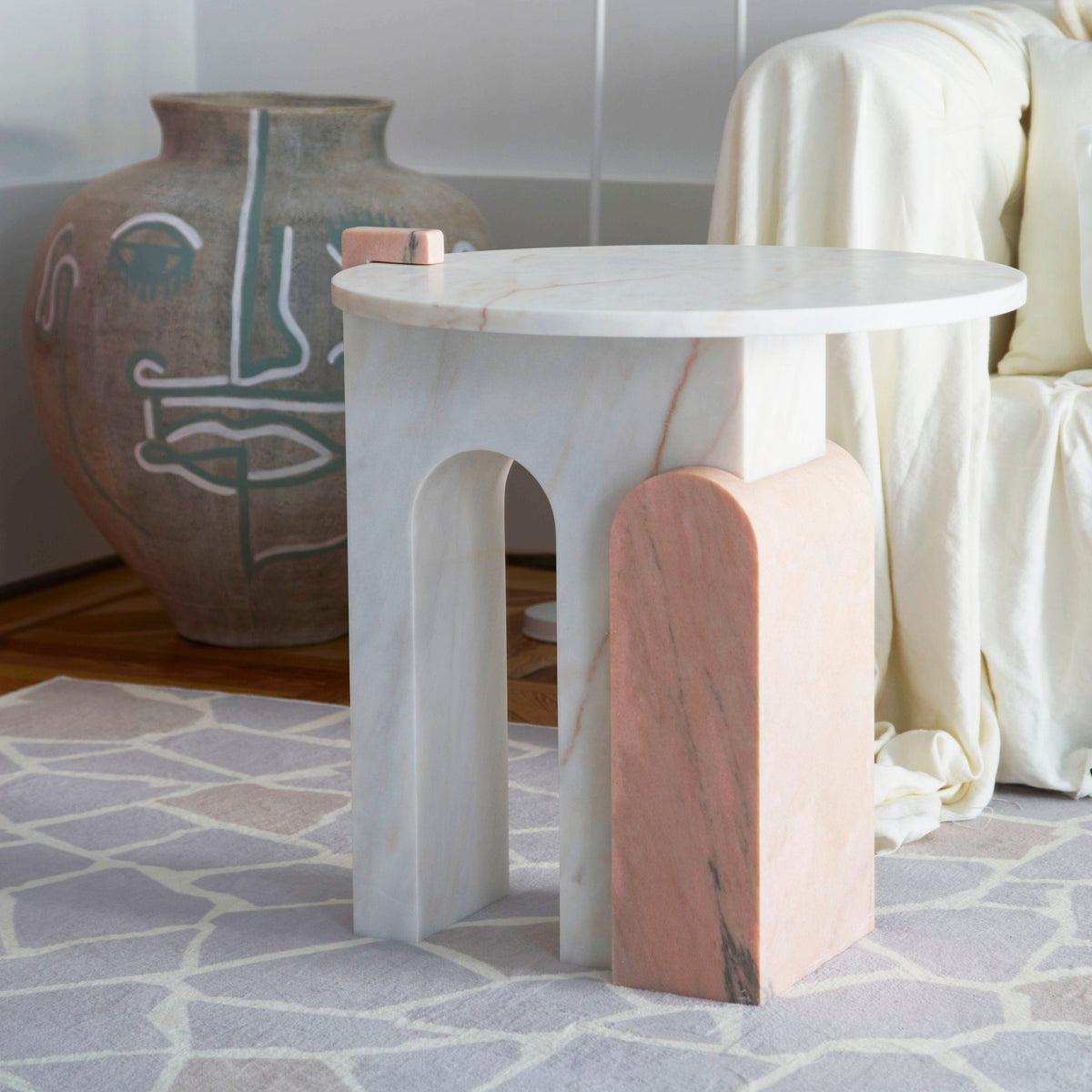 Stone Side Table