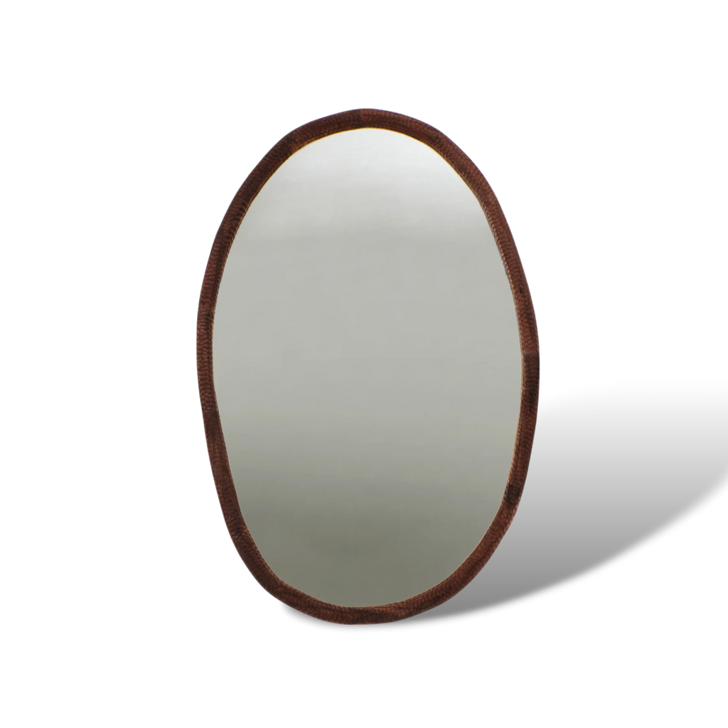 Oval Amarante Mirror