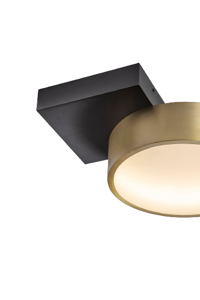 Square in Circle Ceiling Light