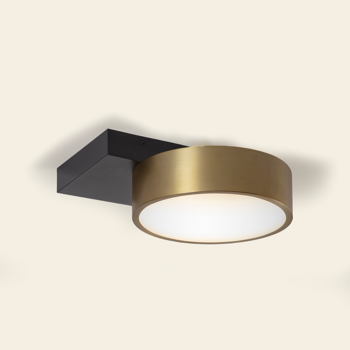 Square in Circle Ceiling Light
