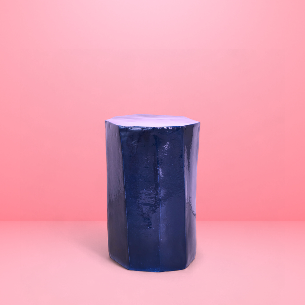 Geometric Ceramic Side Table (Tall) CSTG-01