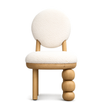 Three Ball Leg Chair