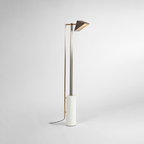 Marble and Wedge Floor Lamp