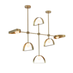 Sphere and Cut Circle Pendant Light