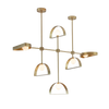 Sphere and Cut Circle Pendant Light