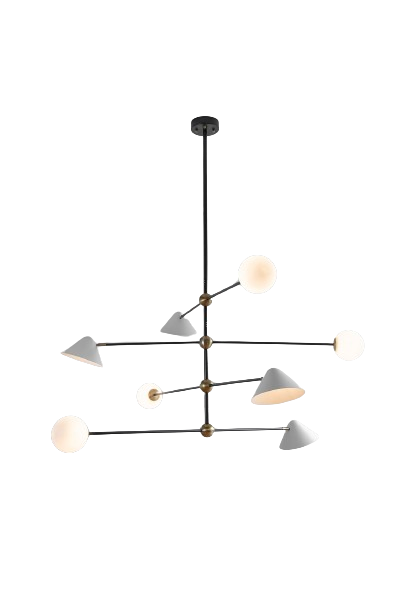 Ball and Shade Pendant Light