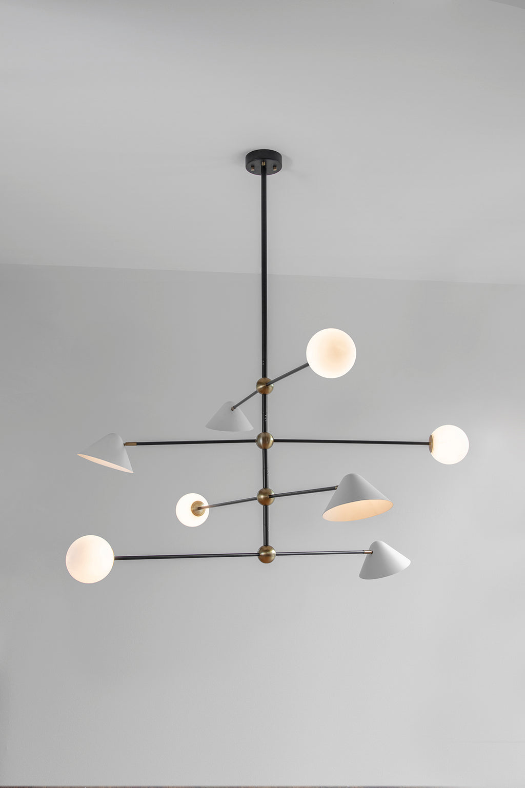 Ball and Shade Pendant Light