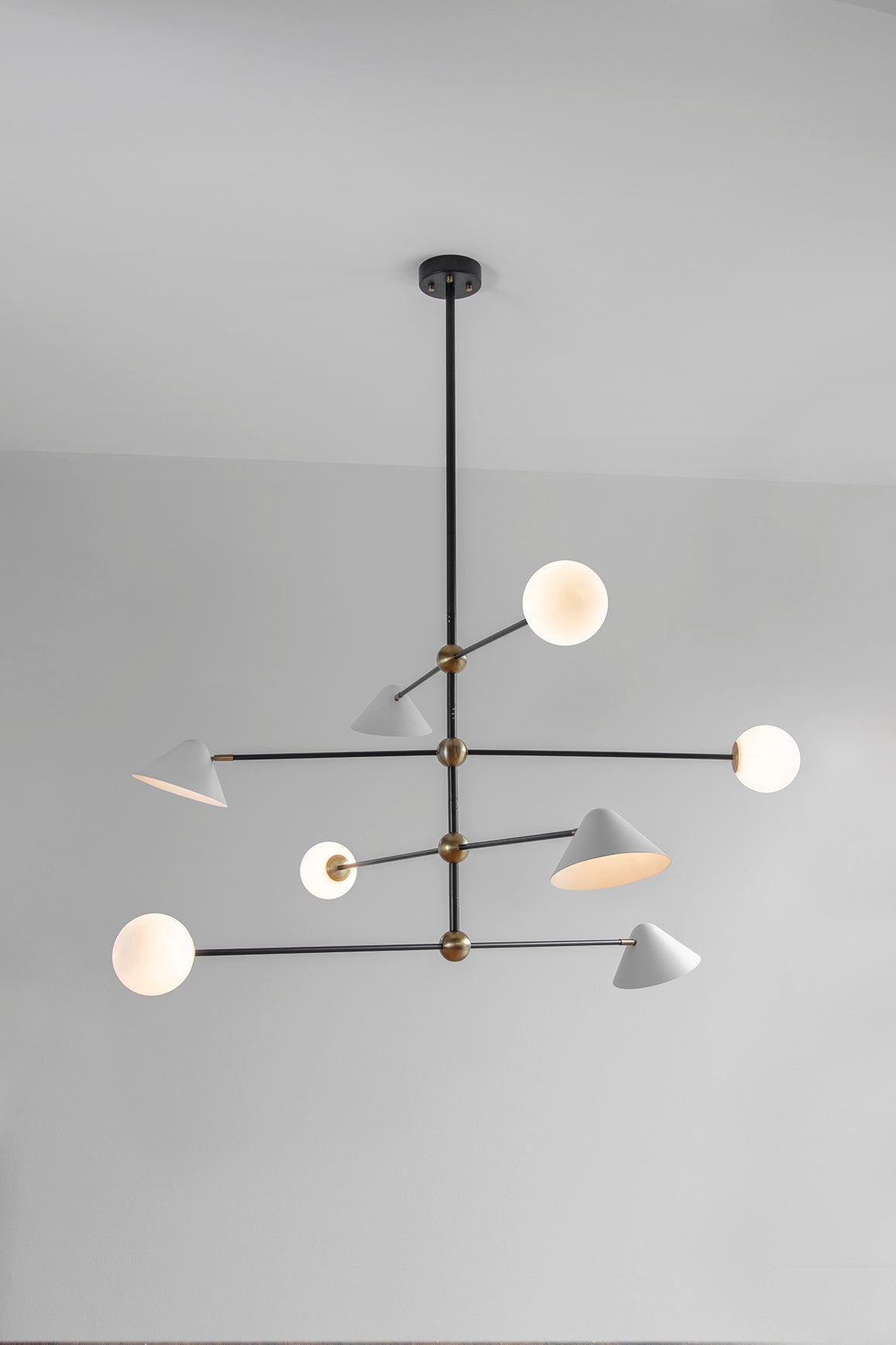 Ball and Shade Pendant Light