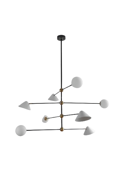 Ball and Shade Pendant Light