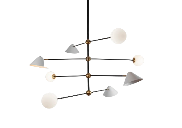 Ball and Shade Pendant Light