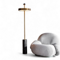 Disc and Ball Floor Lamp