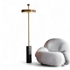 Disc and Ball Floor Lamp