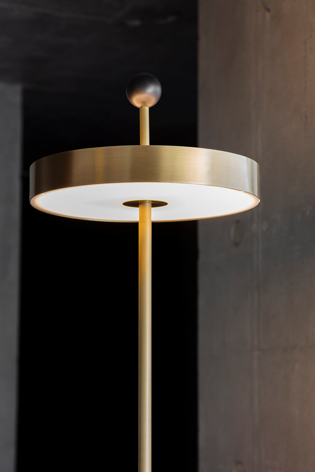 Disc and Ball Floor Lamp