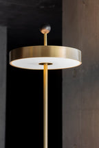 Disc and Ball Floor Lamp