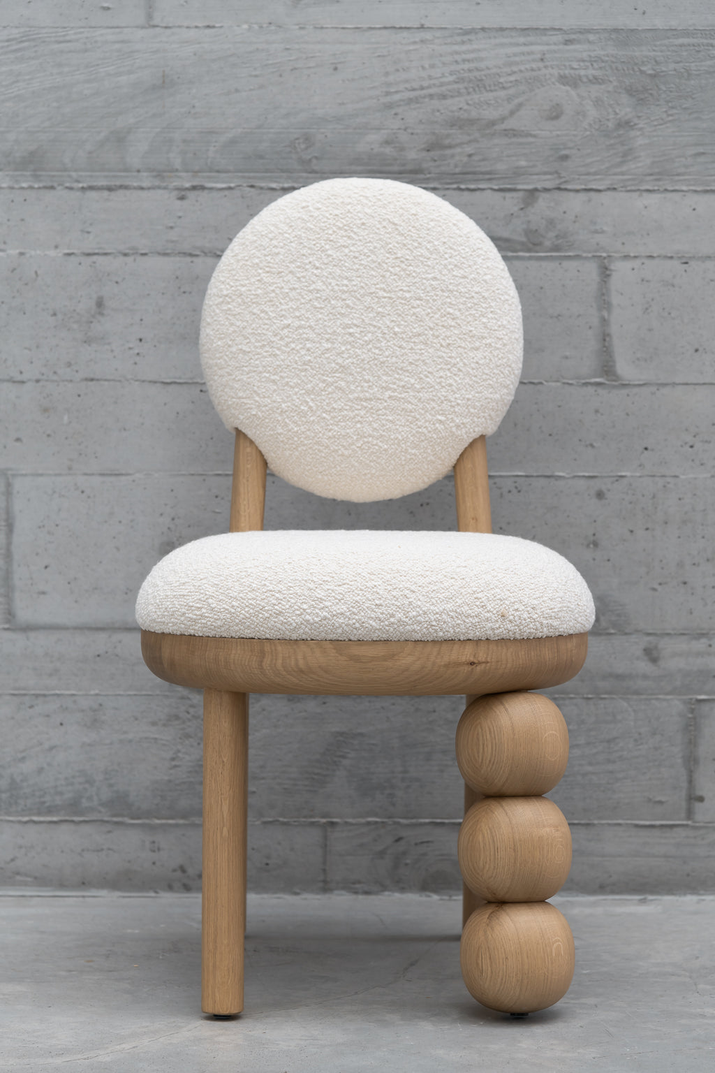 Three Ball Leg Chair