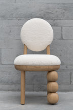 Three Ball Leg Chair