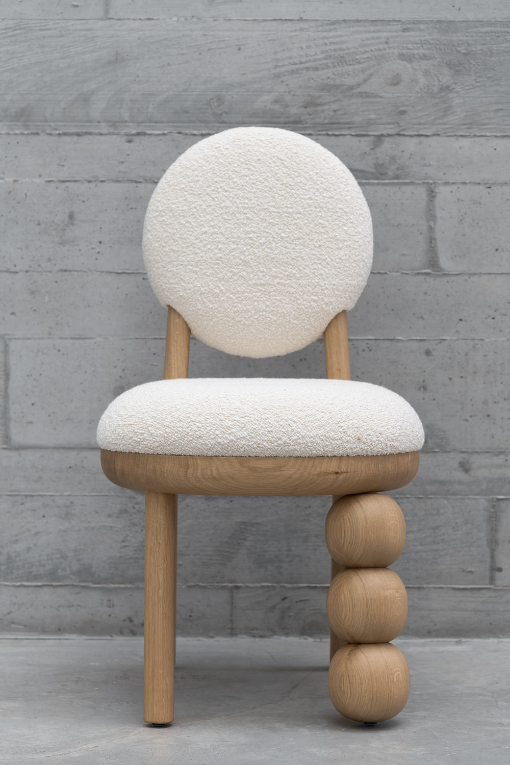 Three Ball Leg Chair
