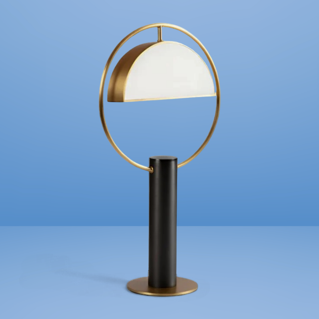 Half in Circle Table Lamp