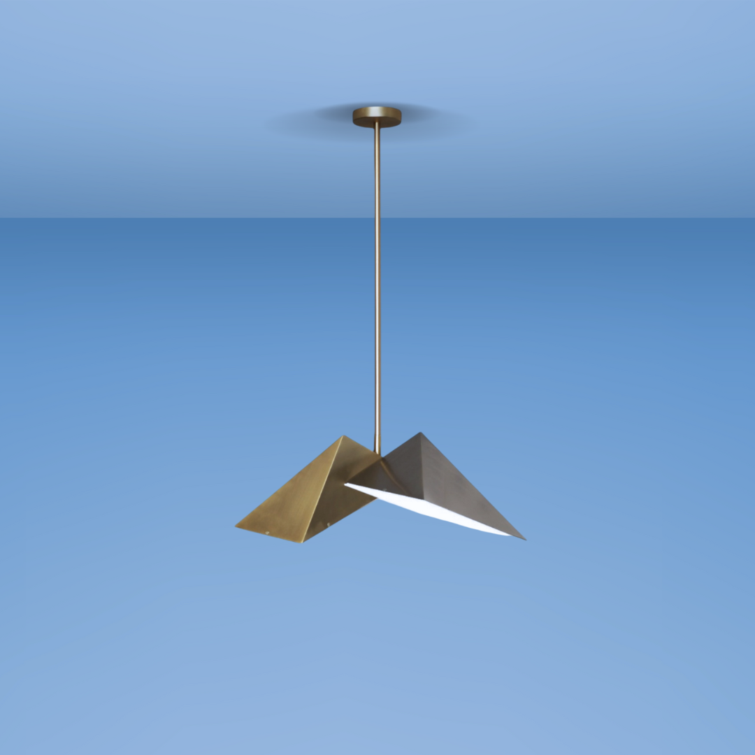 Triangular Prism Pendant Light