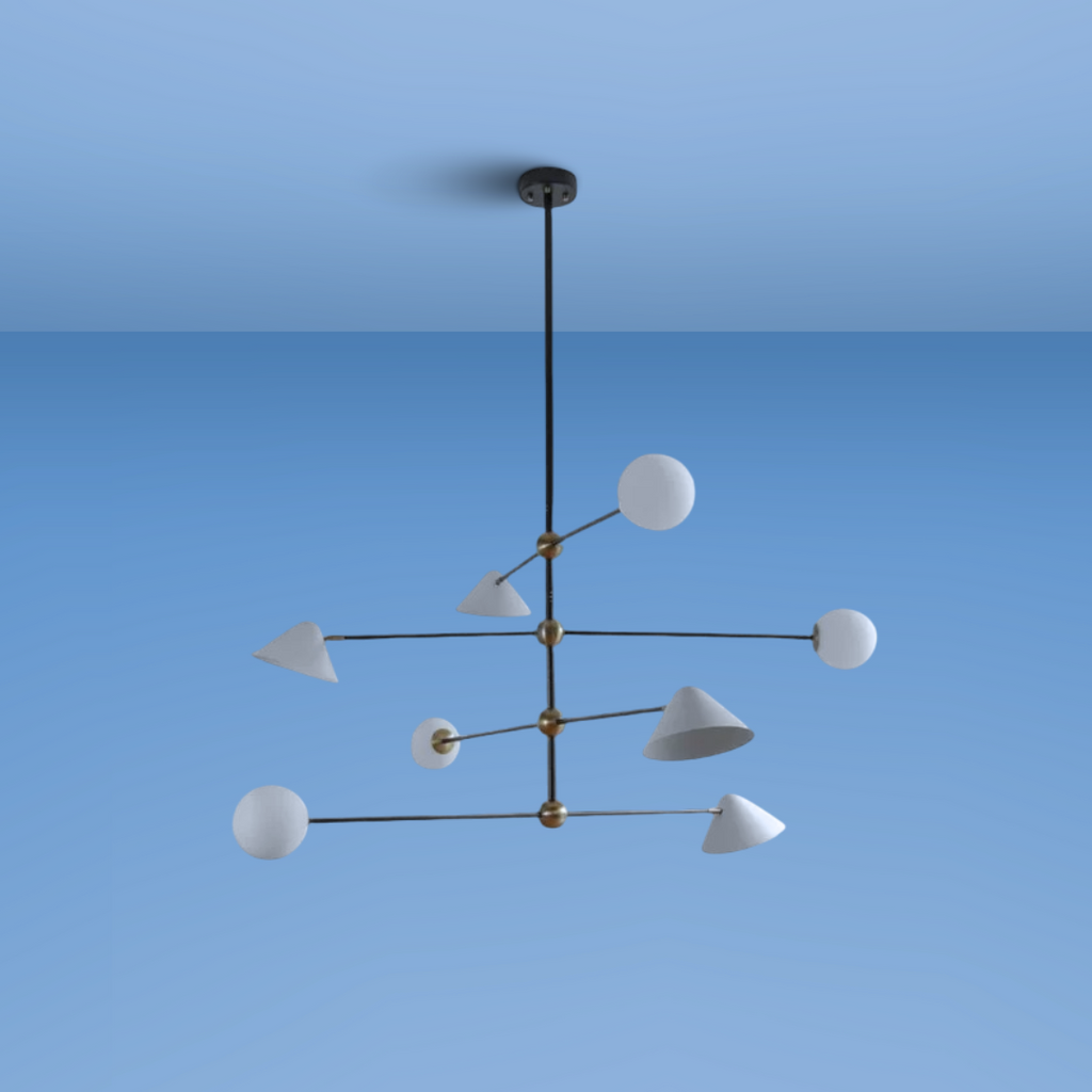 Ball and Shade Pendant Light