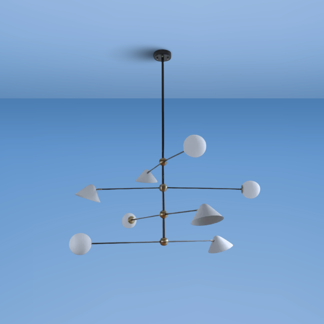 Ball and Shade Pendant Light