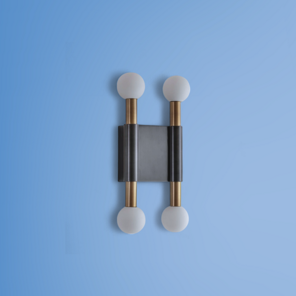 Pole and Circle Wall Light