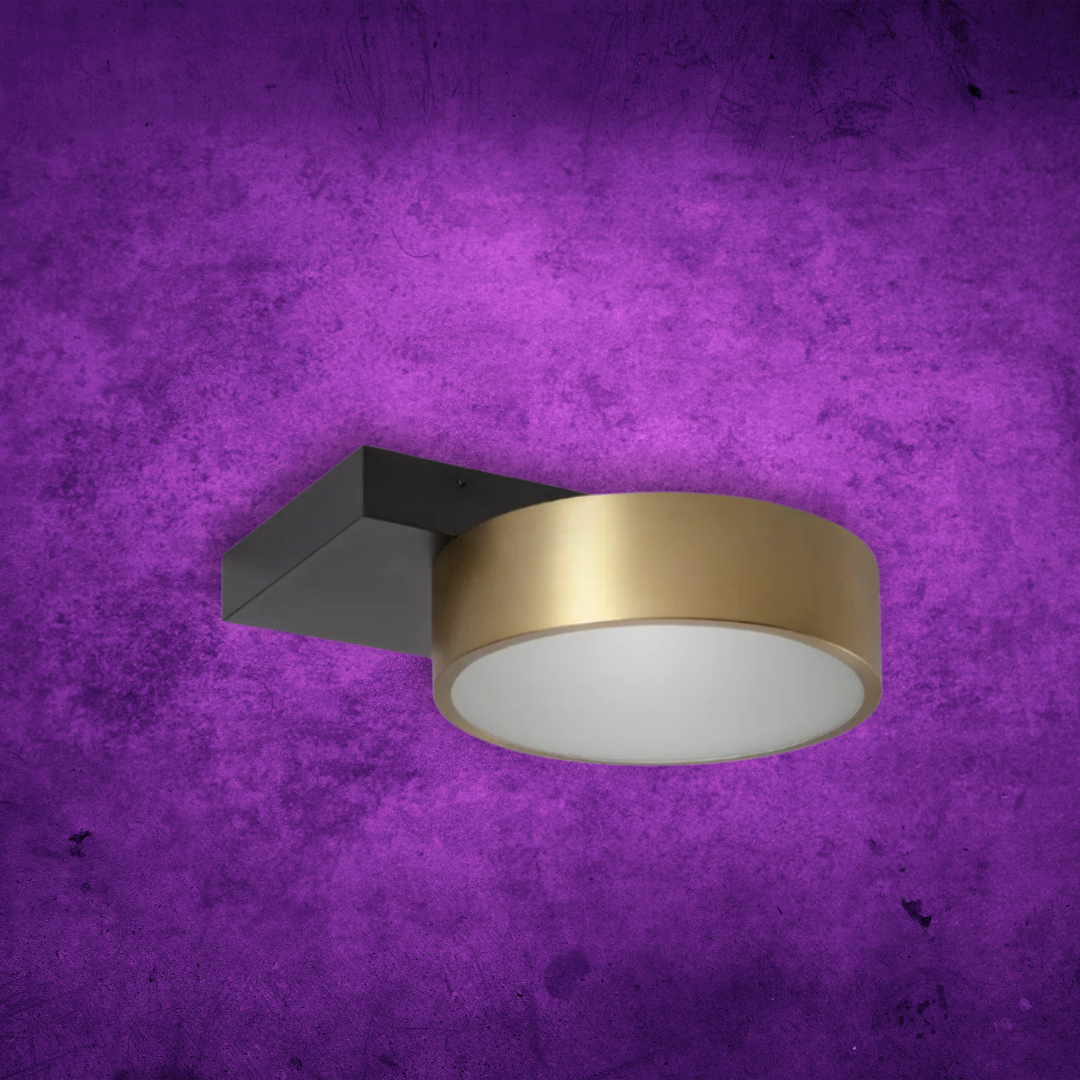 Square in Circle Ceiling Light
