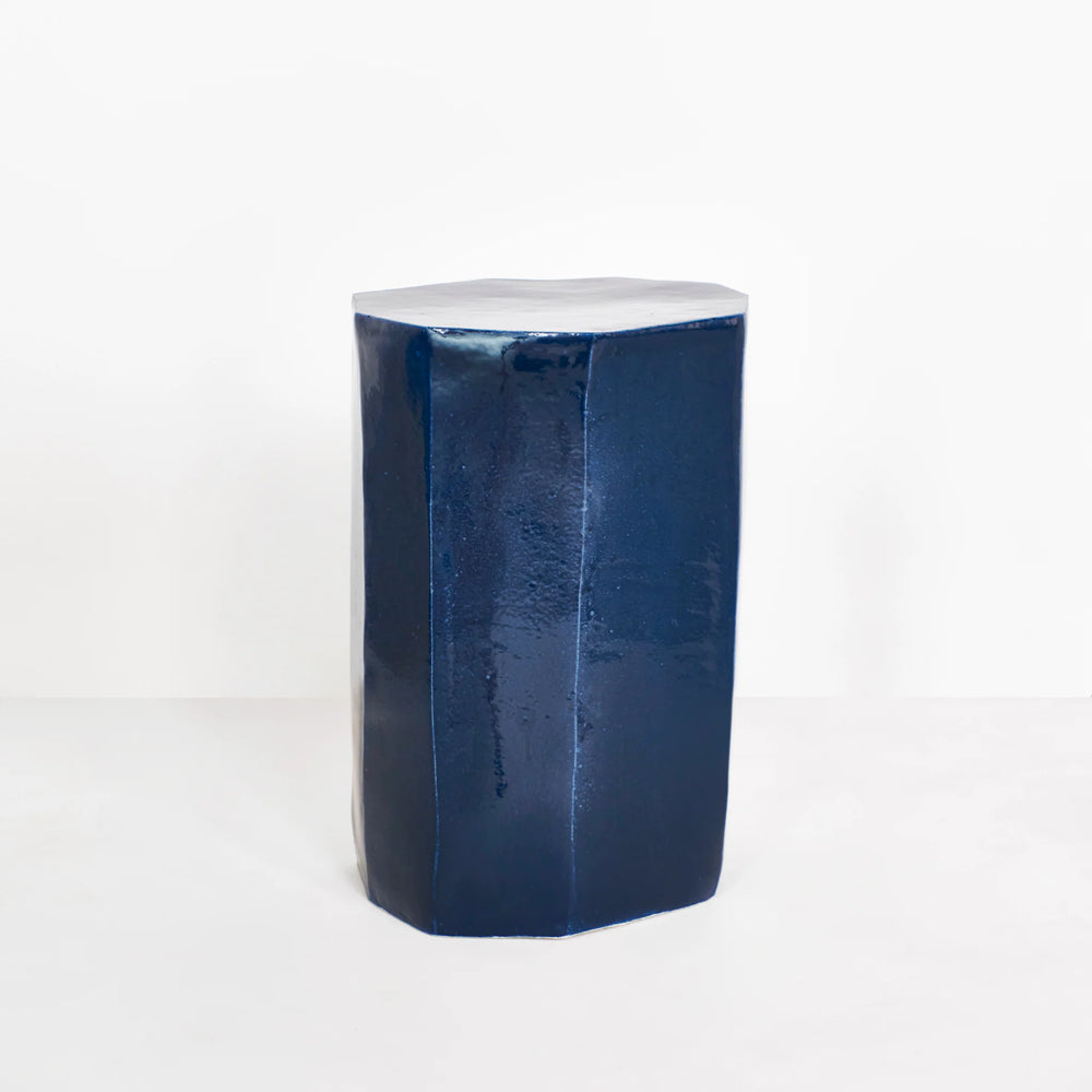 Geometric Ceramic Side Table (Tall) CSTG-01